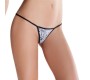 Passion Woman Panties & Thong PASSION G-STRING BALTAS VIENO DYDŽIO GYVŪNŲ PRINTAS