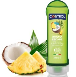 Control Lubes KONTROLE - 2EN1 MASSAGE & PEASURE EXOTIC 200ML