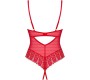 Obsessive Teddies OBSESSIVE - INGRIDIA CROTCHLESS RED XS/S