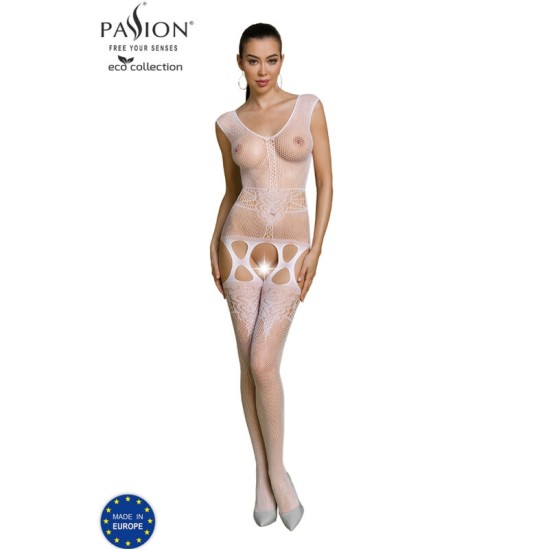 Passion Woman Bodystockings PASSION - EKO KOLEKCIJA BODYSTOCKING ECO BS014 WHITE