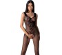 Passion Woman Bodystockings KIRG – BS098 MUSTA KEHAGA ÜHE SUURUS