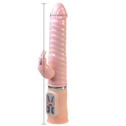 Baile Vibrators ar klitora stimulātoru ar temperatūras maiņas funkciju