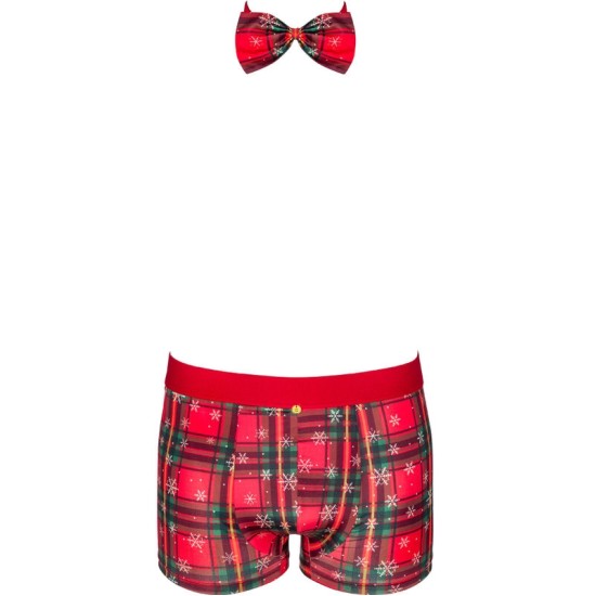 Obsessive Xmas OBSESSIVE - MS MERRILO BOXER SHORTS & BOW TIE XXL/XXXL