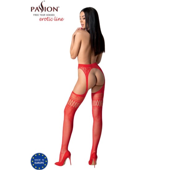 Passion Woman Garter & Stock PASSION - S026 STRIP BIKŠĶES SARKANAS VIENS IZMĒRS