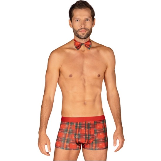 Obsessive Xmas OBSESSIVE - MS MERRILO BOXER SHORTS & BOW TIE XXL/XXXL