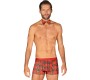 Obsessive Xmas OBSESSIVE - MS MERRILO BOXER SHORTS & BOW TIE XXL/XXXL