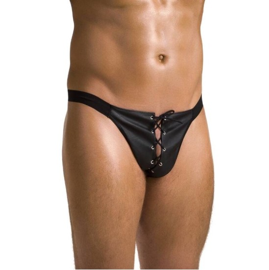 Passion Men PASSION - 044 SLIP OPEN BEN melns L/XL