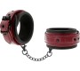 Fetish Submissive Dark Room VEGAN LEATHER HANDCUFFS WITH NEOPRENE LINING