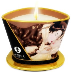 Shunga Candles СЮНГА - МИНИ-ЛАСКИ ПРИ СВЕЧАХ ШОКОЛАДНАЯ МАССАЖНАЯ СВЕЧА 170 МЛ