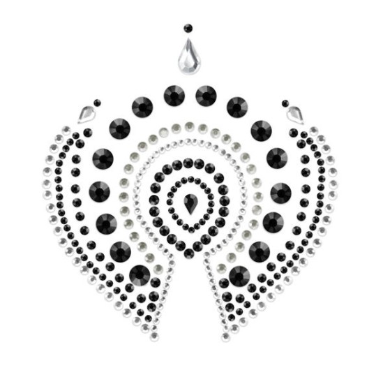 Bijoux Jewelry BIJOUX INDISCRETS FLAMBOYANT BLACK&SILVER