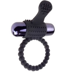 Fantasy C-Ringz melns SILICONE VIBRATING RING