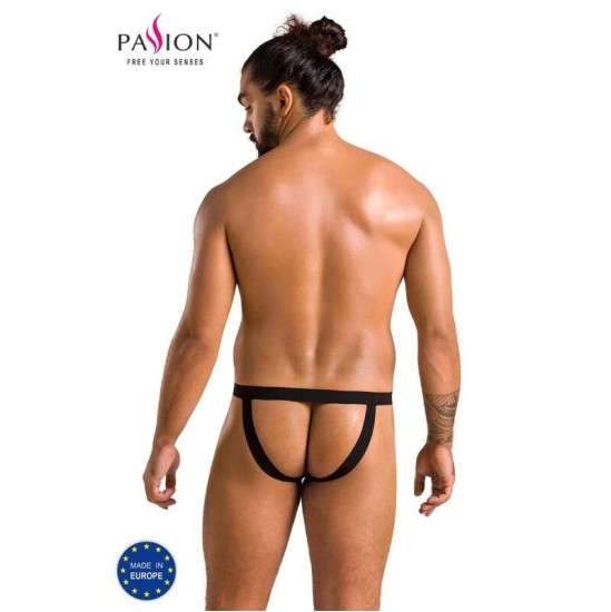 Passion Men PASSION - 044 SLIP OPEN BEN melns L/XL