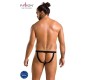 Passion Men PASSION - 044 SLIP OPEN BEN melns L/XL