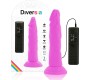 Diversia LANKSUS VIBRAVIMAS Dildo 23 CM - violets