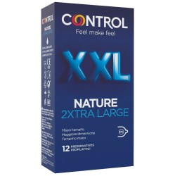 Control Condoms KONDOOM – NATURE 2XTRA LARGE XXL KONDOOM – 12 ÜKKU