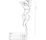 Passion Woman Bodystockings PASSION WOMAN BS032 BODYSTOCKING MUSTA ÜKS SUURUS