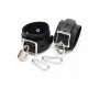 Bondage Play Cuffs with padlocks-Adjustable