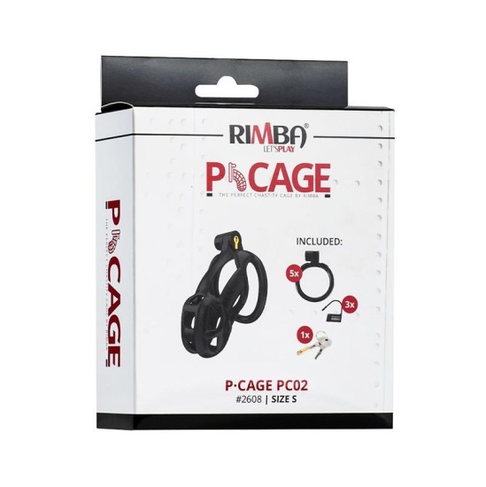 Bondage Play P-Cage PC02 Penis Cage 3 izmēri