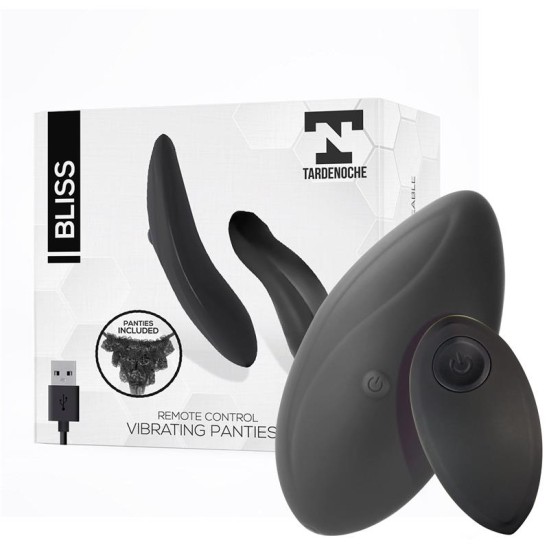 Tardenoche Bliss Vibrating Panties USB Remote Control USB Silicone