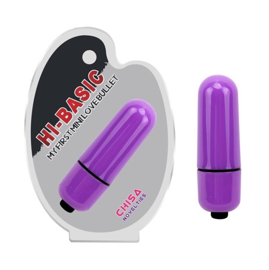 Chisa Vibrating Bullet Hi-Basic 5.8 x 1.8 cm Purple