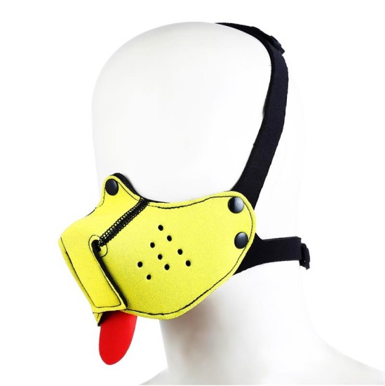 A-Gusto Neoprene Puppy Face Mask Yellow