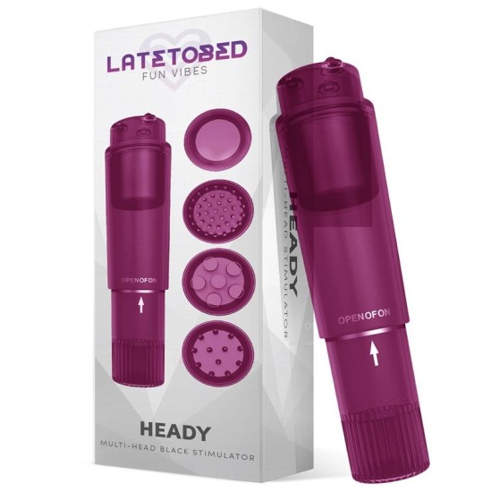 Latetobed Heady Stimulator Multi-Head Purple