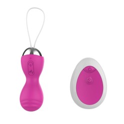 A-Gusto Vibrating Egg with Remote Control USB Pink