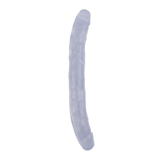 Chisa Double Dildo Hi-Rubber 12.8 Clear