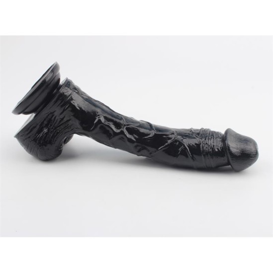 Chisa Dildo Leviatāns 25 x 4,5 cm Melns