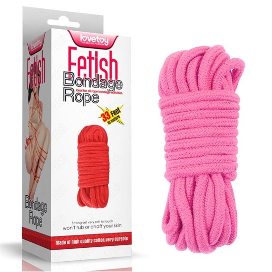 Lovetoy Bondage Rope Soft Pink