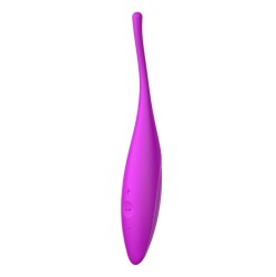 Satisfyer „Twirling Joy“ besisukantis stimuliatorius su „APP Fuchsia“.