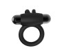 Latetobed Fermax Vibrating Ring with Rabbit USB Silicone Black