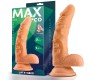 Max & Co Sam Realistic Dildo with Testicles 7.1 Flesh