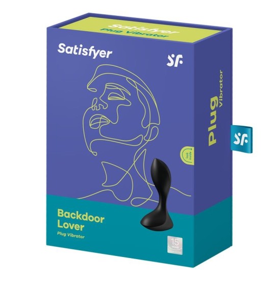 Satisfyer Butt Plug Backdoor Lover Black