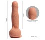 Shequ Divslāņu silikona dildo Azazel 18 cm