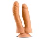 Max & Co Twin Double Realistic Dildo 7.1 Flesh