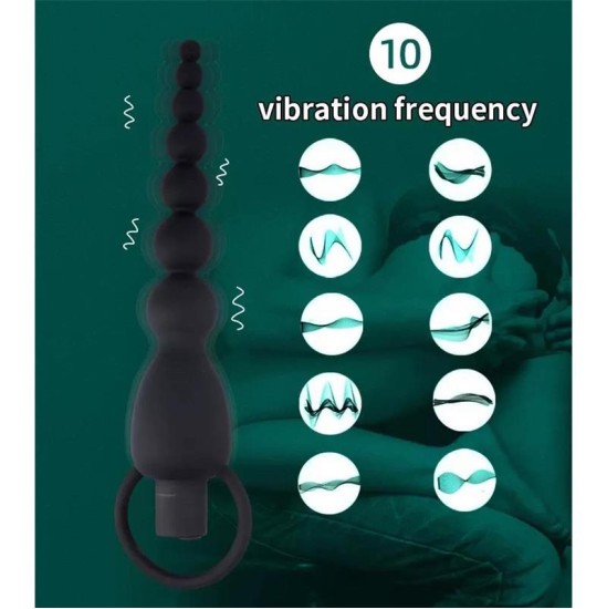 Tardenoche Marbe Anal Chain with Vibration USB Silicone