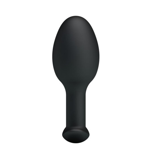 Prettylove Anal Plug Black with Ball