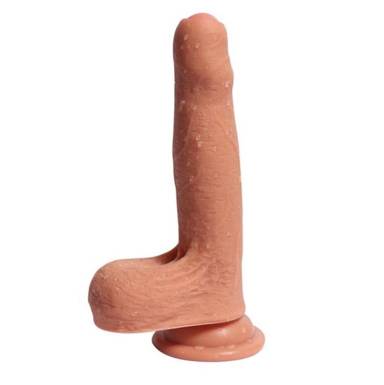 Shequ Divslāņu silikona dildo Azazel 18 cm