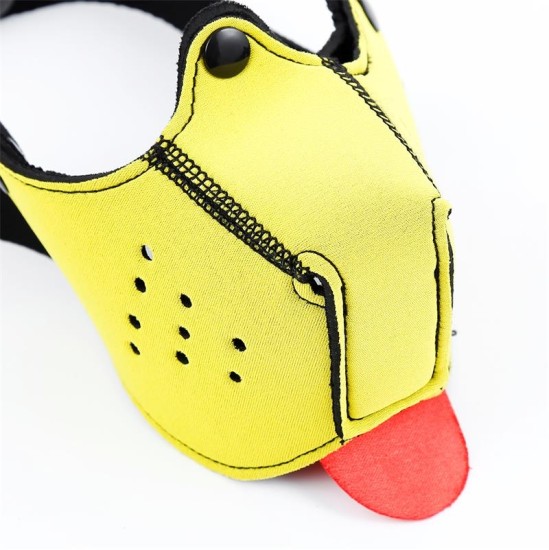 A-Gusto Neoprene Puppy Face Mask Yellow