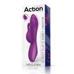 Action Вибратор No. Eleven с функцией Bunny, G-Spot и Pulse. Магнитный USB-силикон.