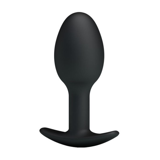 Prettylove Anal Plug Black with Ball