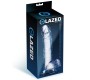 Glazed Realistiškas dildo su sėklidėmis, kristalinė medžiaga 22 cm