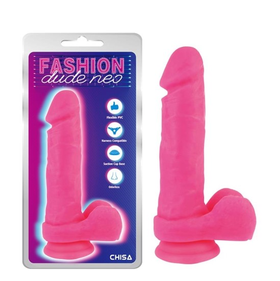 Chisa Divkāršā blīvuma dildo rozā 8.2