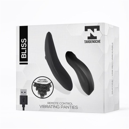 Tardenoche Bliss Vibrating Panties USB Remote Control USB Silicone