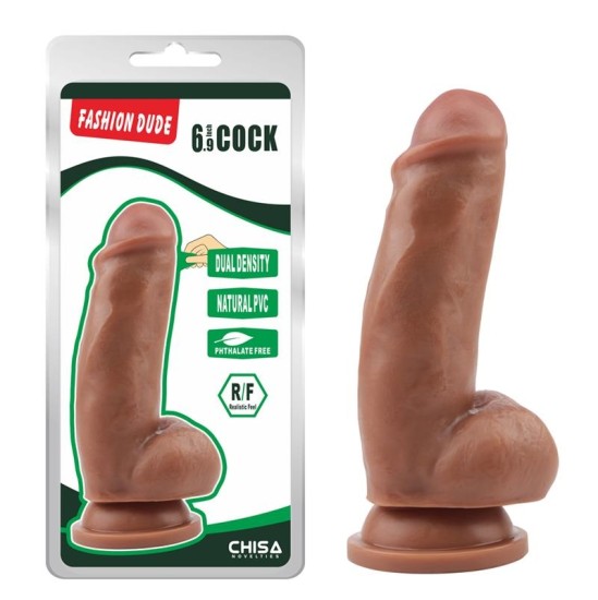 Chisa Dildo Dual Density Fashion Dude 17,5 x 4,9 cm Ladina