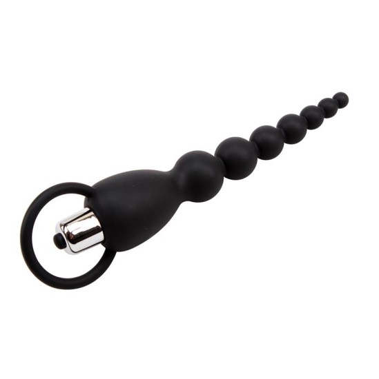 Chisa Anal Chain Elite Power 19.5 cm Silicone Black