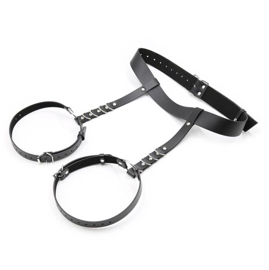 Intoyou Bdsm Line Didier Leg and Waist Bondage Harness Adjustable