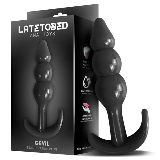 Latetobed Gevil Anchor Butt Plug Black