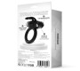 Latetobed Fermax Vibrating Ring with Rabbit USB Silicone Black